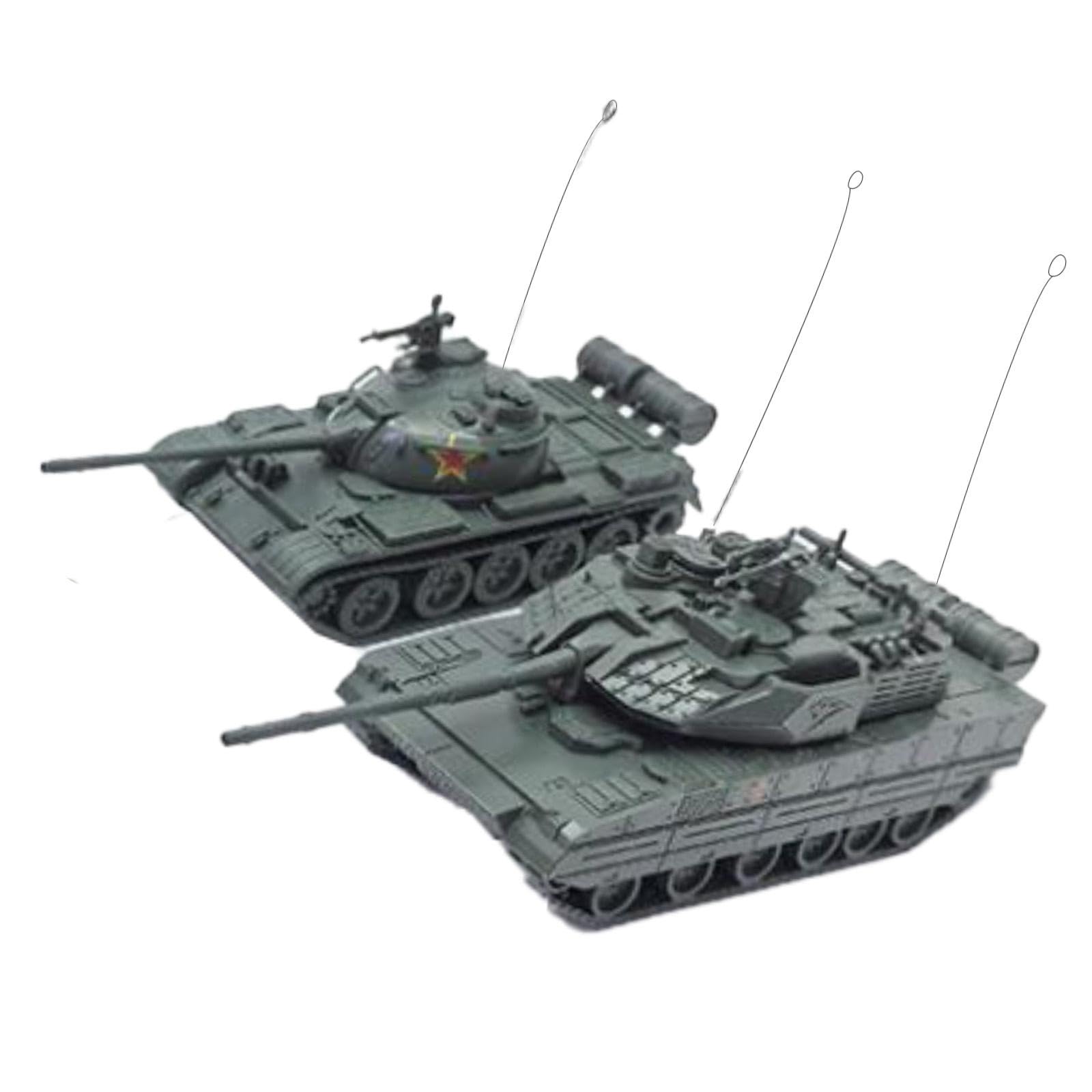 Amazon.co.jp: Qialexicon 2個 1:72スケール 戦車モデル キット